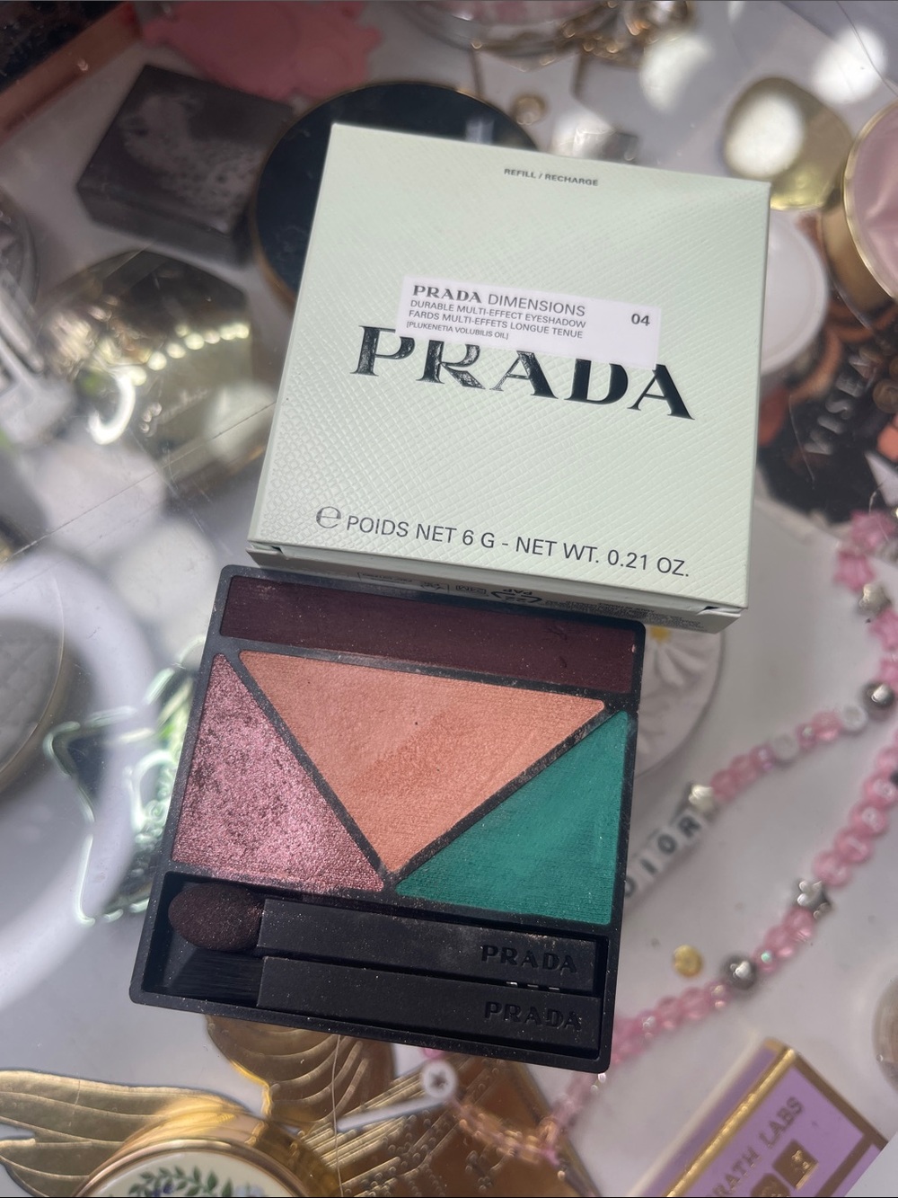 Prada poetry eyeshadow refill palette